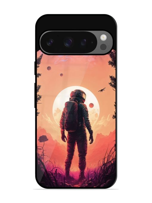 Red Sky At Morning Glossy Metal Phone Cover for Google Pixel 9 Pro Xl