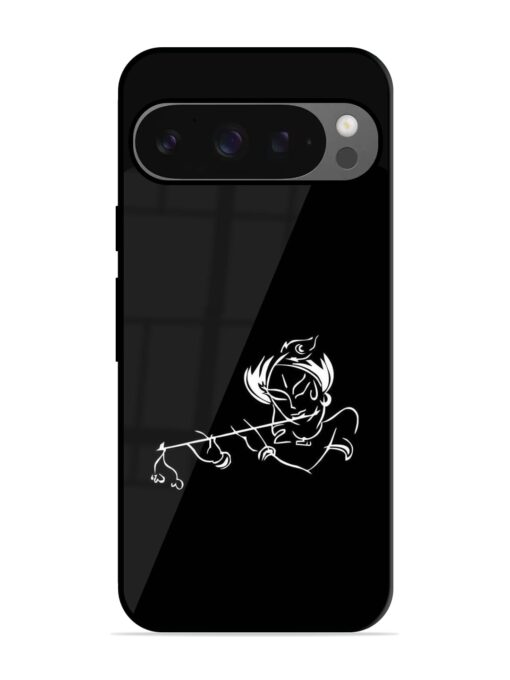 Krishna Flute Glossy Metal Phone Cover for Google Pixel 9 Pro Xl