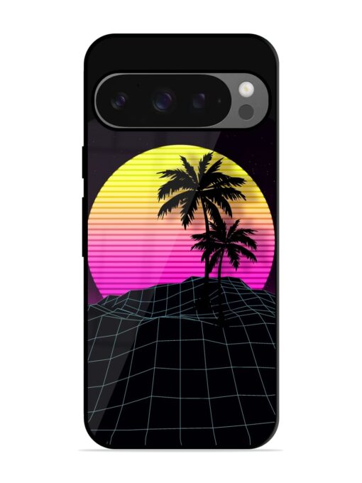 Coconut Vector Glossy Metal Phone Cover for Google Pixel 9 Pro Xl