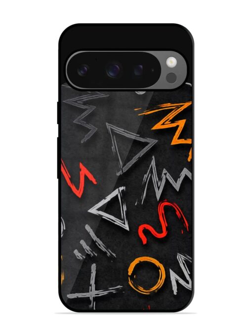 Grungy Graffiti Glossy Metal Phone Cover for Google Pixel 9 Pro Xl