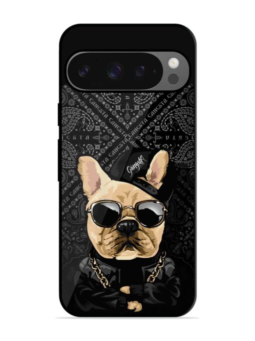 Gangsta Cool Sunmetales Dog Glossy Metal Phone Cover for Google Pixel 9 Pro Xl