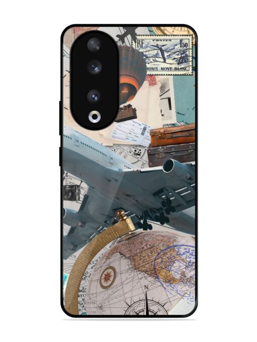 Adventure Awaits Glossy Metal Phone Cover for Honor 90 Zapvi