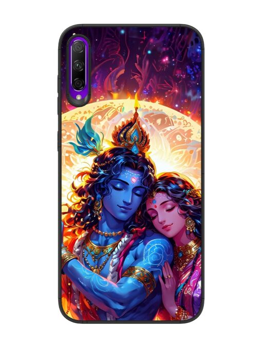 Radha Krishna Art Glossy Metal Phone Cover for Honor 9X Pro Zapvi