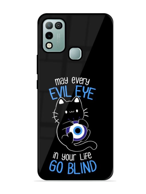 May every evil eye in your life go blind Glossy Metal Phone Cover for Infinix Hot 10 Play