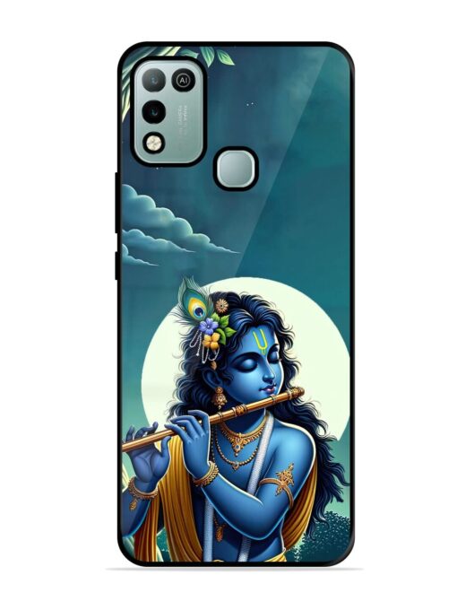 Krishna's Divine Flute Glossy Metal Phone Cover for Infinix Hot 10 Play Zapvi