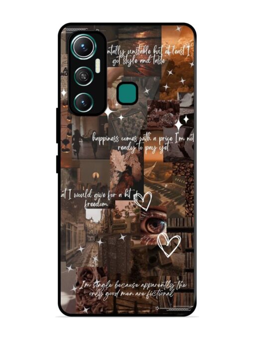 Melancholy Aesthetic Glossy Metal Phone Cover for Infinix Hot 11 (2021) Zapvi