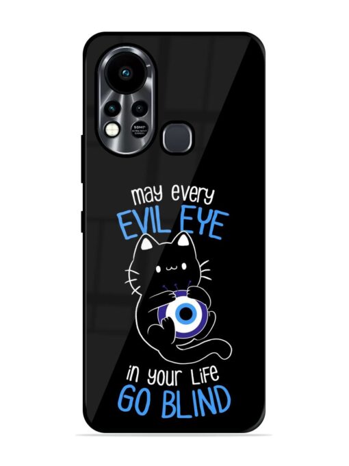 May every evil eye in your life go blind Glossy Metal Phone Cover for Infinix Hot 11S Zapvi