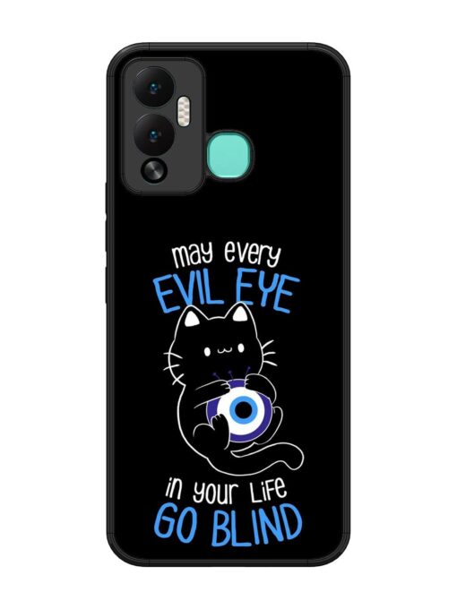 May every evil eye in your life go blind Glossy Metal Phone Cover for Infinix Hot 12 Play Zapvi