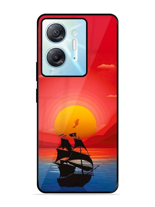 Sunset Sail Glossy Metal Phone Cover for Infinix Hot 30 (5G)