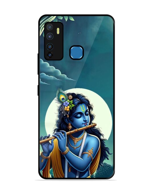 Krishna's Divine Flute Glossy Metal Phone Cover for Infinix Hot 9