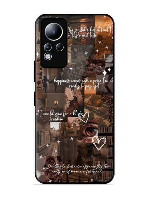 Melancholy Aesthetic Glossy Metal Phone Cover for Infinix Note 11 Zapvi