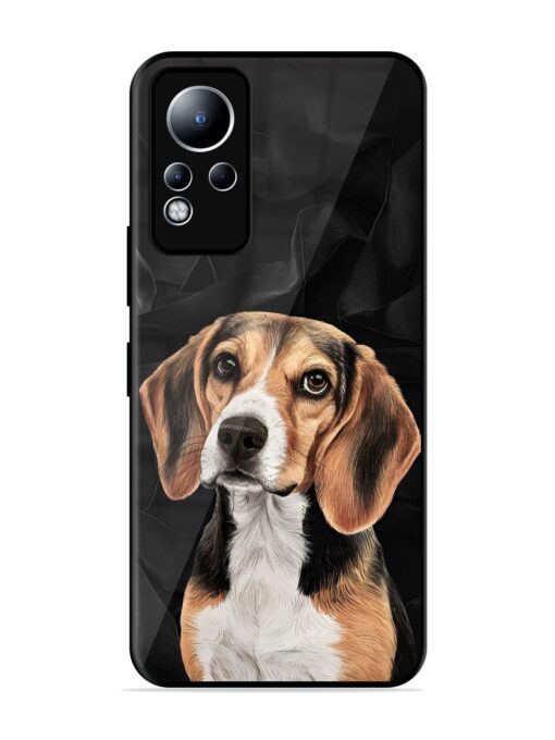 Beagle Portrait Glossy Metal Phone Cover for Infinix Note 11 Zapvi