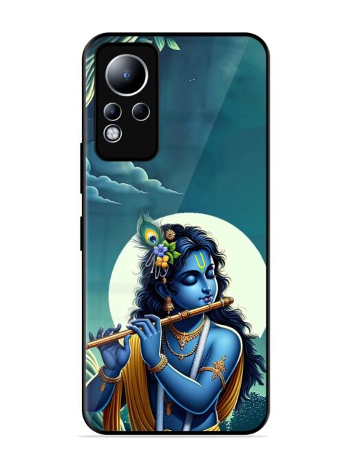 Krishna's Divine Flute Glossy Metal Phone Cover for Infinix Note 11 Zapvi