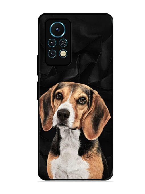 Beagle Portrait Glossy Metal Phone Cover for Infinix Note 11S Zapvi