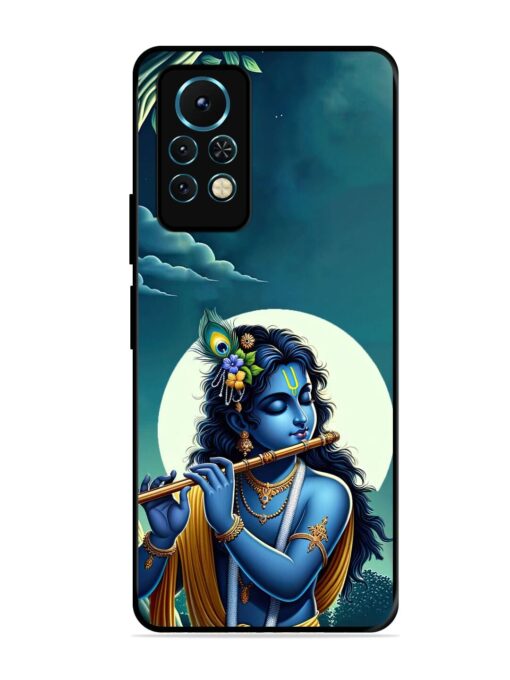 Krishna's Divine Flute Glossy Metal Phone Cover for Infinix Note 11S Zapvi