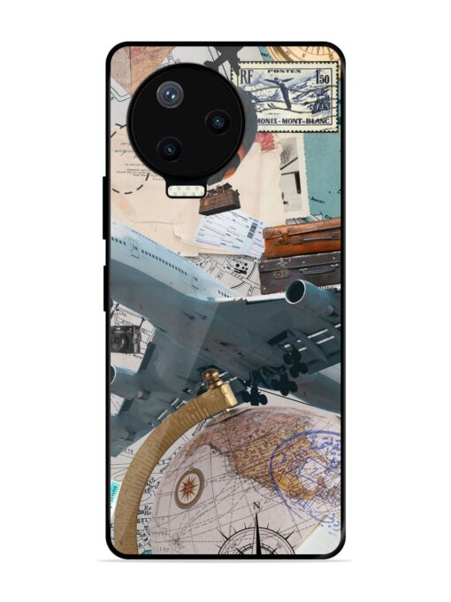 Adventure Awaits Glossy Metal Phone Cover for Infinix Note 12 Pro (4G) Zapvi