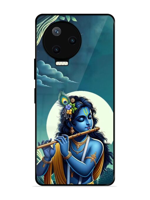 Krishna's Divine Flute Glossy Metal Phone Cover for Infinix Note 12 Pro (4G)