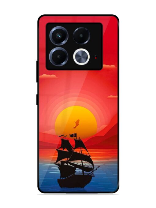 Sunset Sail Glossy Metal Phone Cover for Infinix Note 40 (5G)