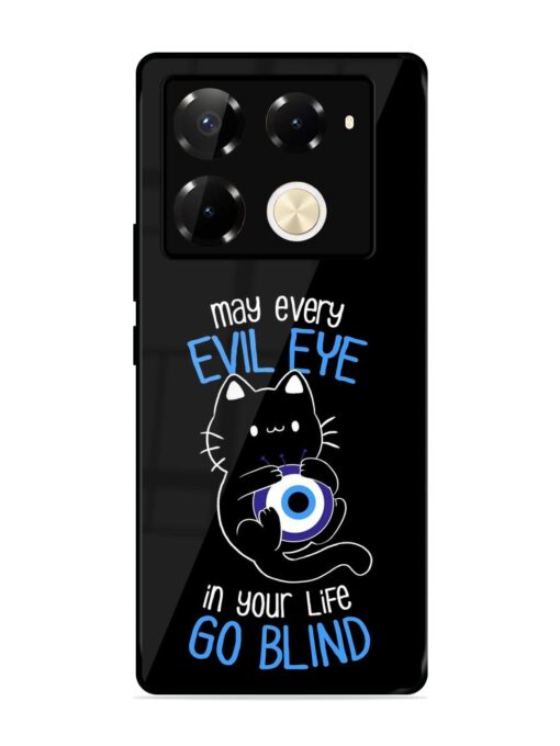 May every evil eye in your life go blind Glossy Metal Phone Cover for Infinix Note 40 Pro (5G) Zapvi