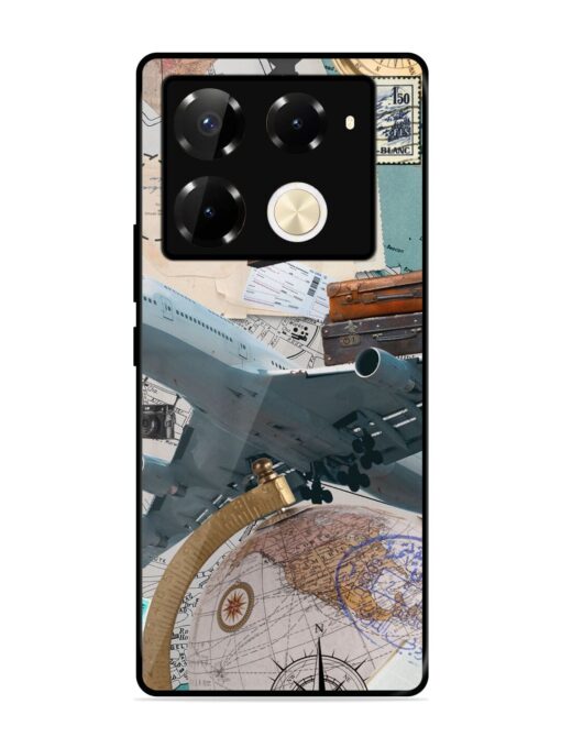 Adventure Awaits Glossy Metal Phone Cover for Infinix Note 40 Pro (5G) Zapvi