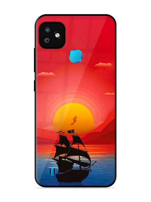 Sunset Sail Glossy Metal Phone Cover for Infinix Smart Hd (2021) Zapvi