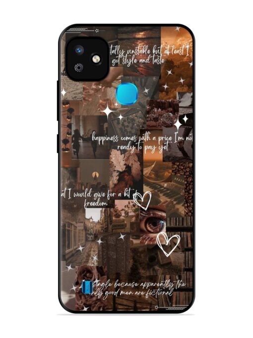 Melancholy Aesthetic Glossy Metal Phone Cover for Infinix Smart Hd (2021) Zapvi