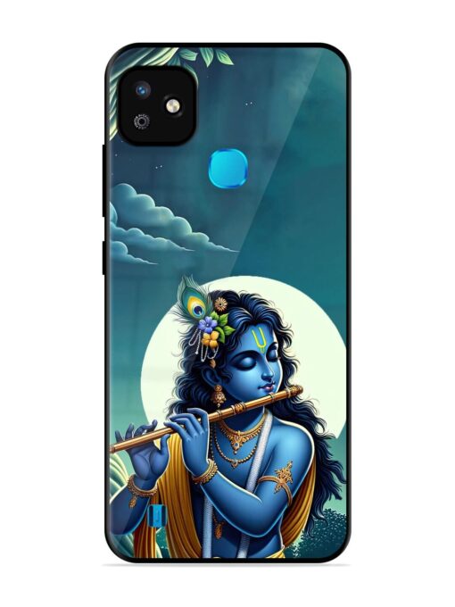 Krishna's Divine Flute Glossy Metal Phone Cover for Infinix Smart Hd (2021) Zapvi