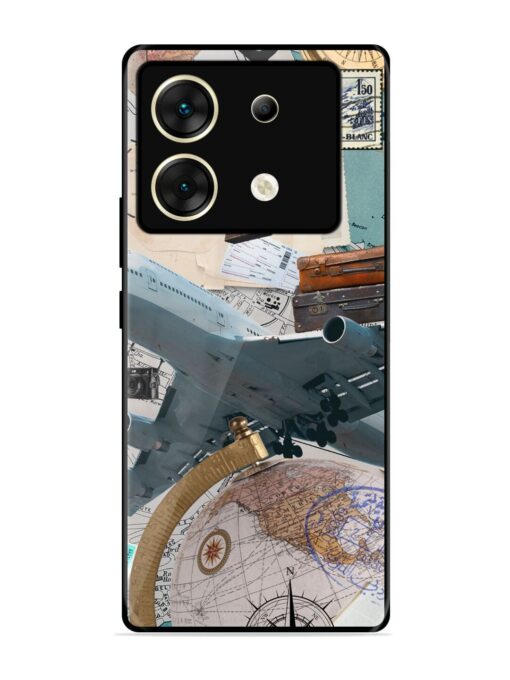 Adventure Awaits Glossy Metal Phone Cover for Infinix Zero 30 (5G)