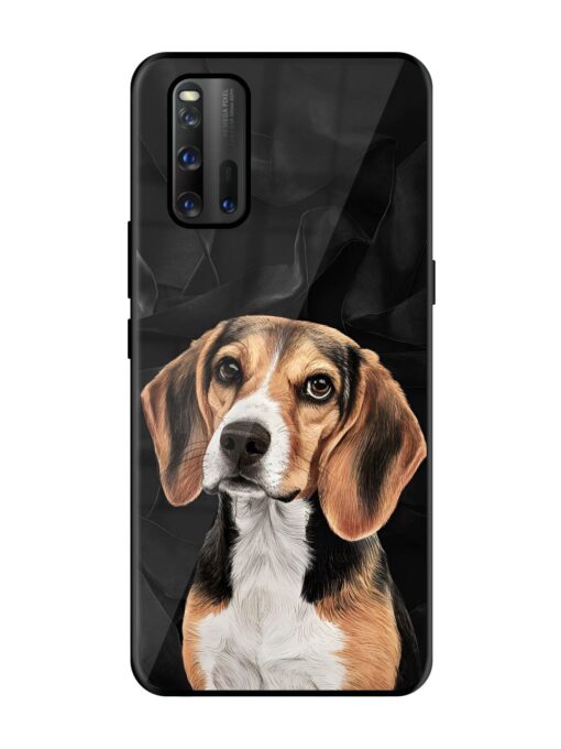 Beagle Portrait Glossy Metal Phone Cover for Iqoo 3 Zapvi