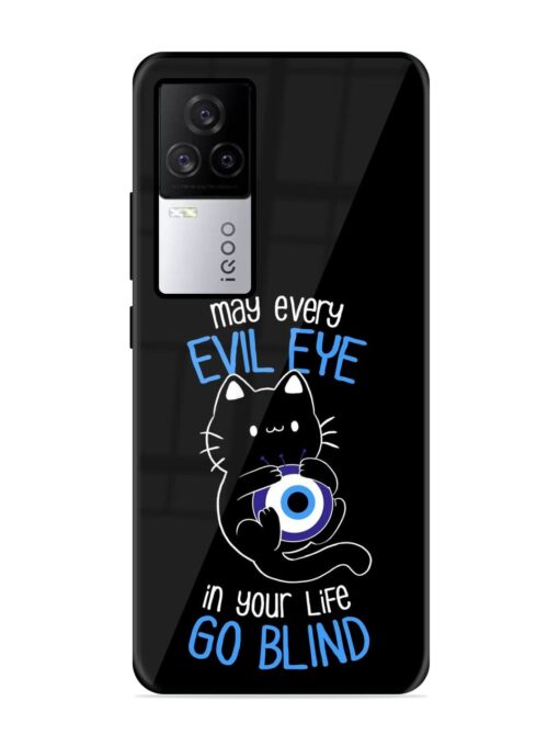 May every evil eye in your life go blind Glossy Metal Phone Cover for Iqoo 7 Legend (5G) Zapvi