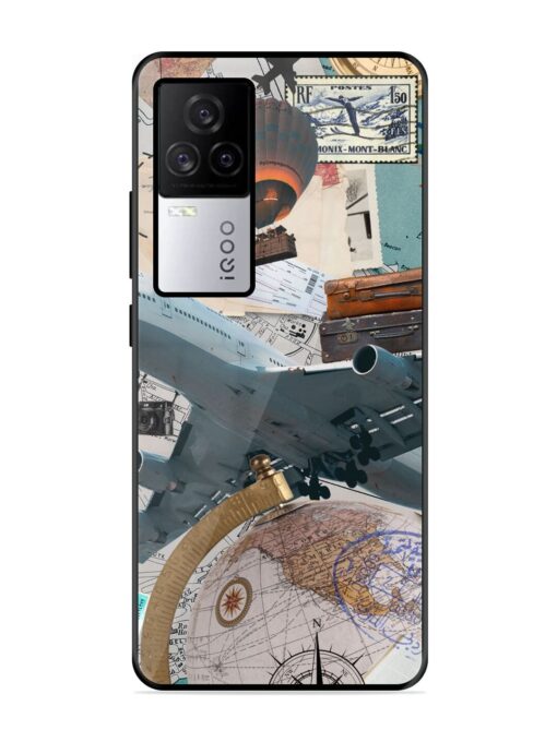 Adventure Awaits Glossy Metal Phone Cover for Iqoo 7 Legend (5G) Zapvi