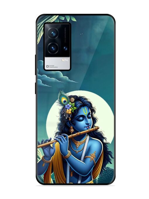 Krishna's Divine Flute Glossy Metal Phone Cover for Iqoo 8