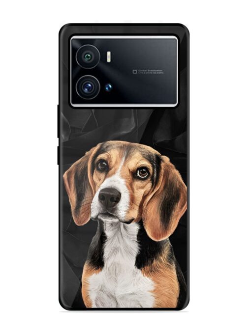 Beagle Portrait Glossy Metal Phone Cover for Iqoo 9 Pro