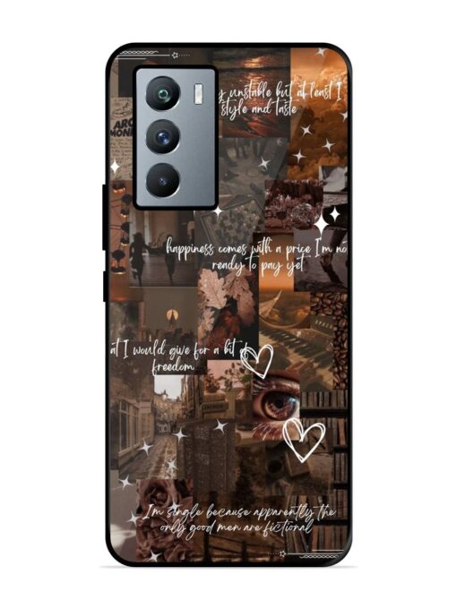 Melancholy Aesthetic Glossy Metal Phone Cover for Iqoo 9 Se (5G) Zapvi