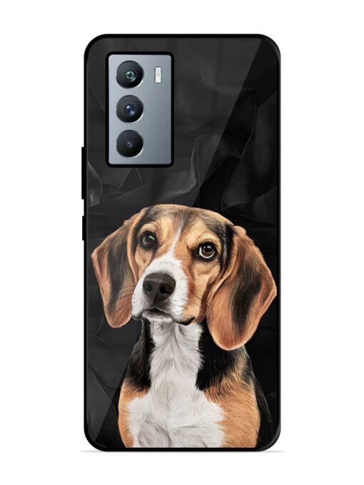 Beagle Portrait Glossy Metal Phone Cover for Iqoo 9 Se (5G) Zapvi