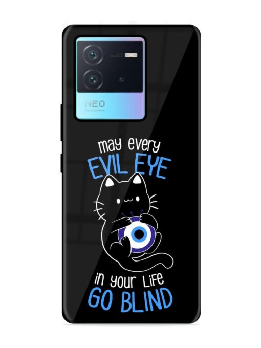 May every evil eye in your life go blind Glossy Metal Phone Cover for Iqoo Neo 6 (5G) Zapvi