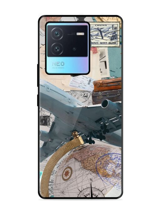 Adventure Awaits Glossy Metal Phone Cover for Iqoo Neo 6 (5G) Zapvi