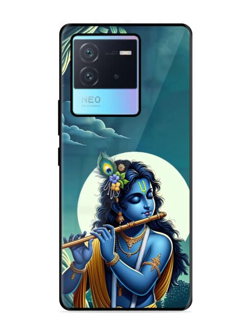 Krishna's Divine Flute Glossy Metal Phone Cover for Iqoo Neo 6 (5G)