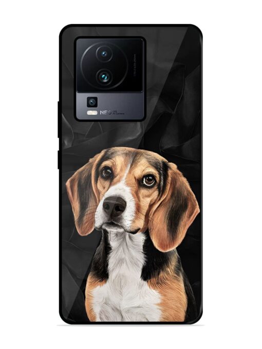 Beagle Portrait Glossy Metal Phone Cover for Iqoo Neo 7 (5G) Zapvi