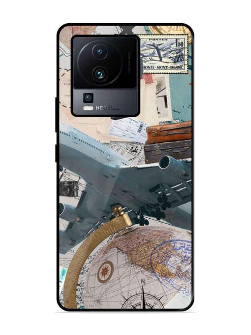 Adventure Awaits Glossy Metal Phone Cover for Iqoo Neo 7 (5G) Zapvi