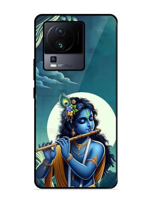 Krishna's Divine Flute Glossy Metal Phone Cover for Iqoo Neo 7 (5G) Zapvi