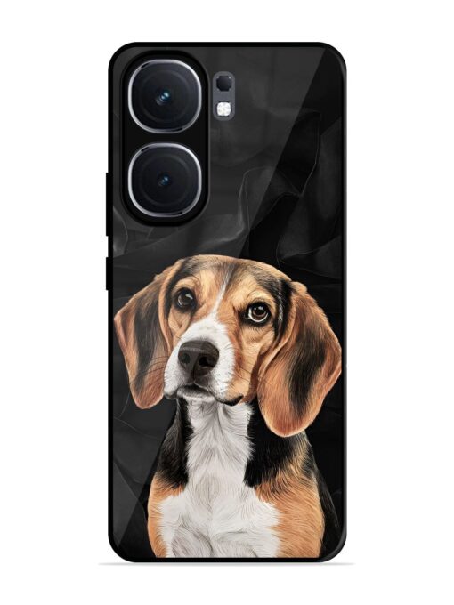 Beagle Portrait Glossy Metal Phone Cover for Iqoo Neo 9 Pro (5G)