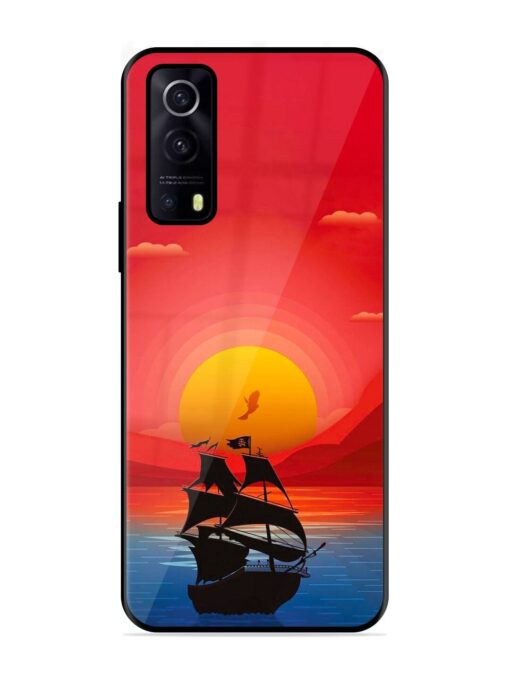 Sunset Sail Glossy Metal Phone Cover for Iqoo Z3 (5G) Zapvi