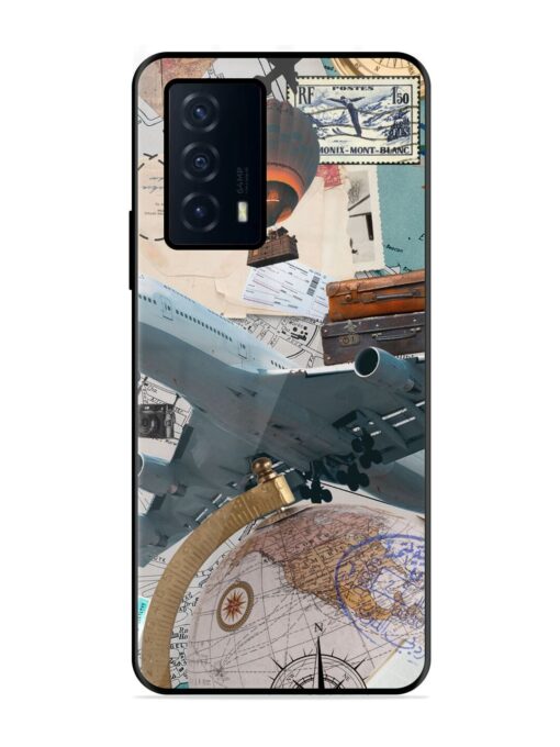 Adventure Awaits Glossy Metal Phone Cover for Iqoo Z5 (5G) Zapvi