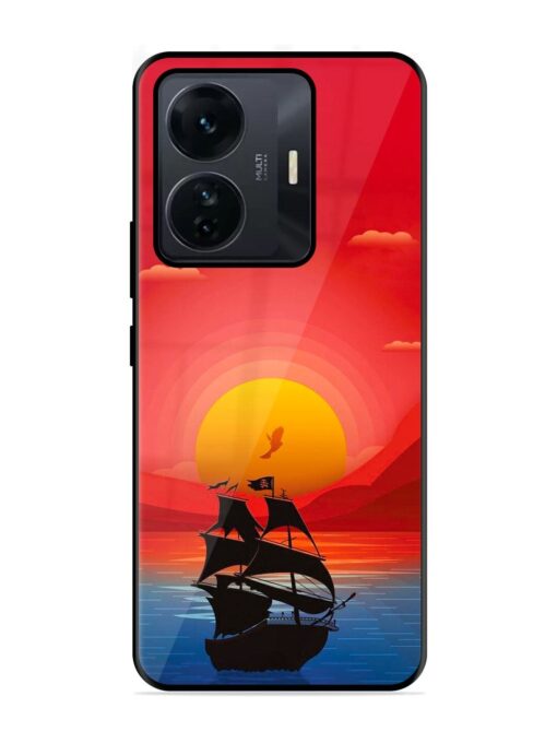 Sunset Sail Glossy Metal Phone Cover for Iqoo Z6 Pro Zapvi