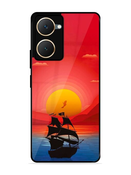 Sunset Sail Glossy Metal Phone Cover for Iqoo Z9 Lite (5G) Zapvi