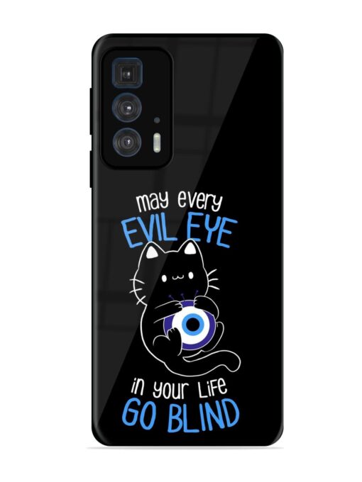 May every evil eye in your life go blind Glossy Metal Phone Cover for Motorola Edge 20 Pro Zapvi