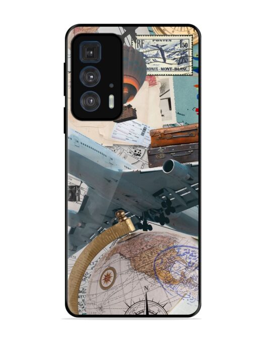 Adventure Awaits Glossy Metal Phone Cover for Motorola Edge 20 Pro Zapvi