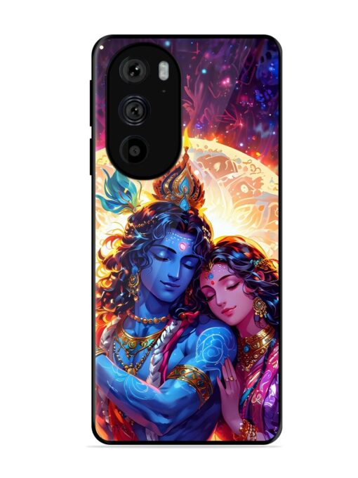 Radha Krishna Art Glossy Metal Phone Cover for Motorola Edge 30 Pro Zapvi