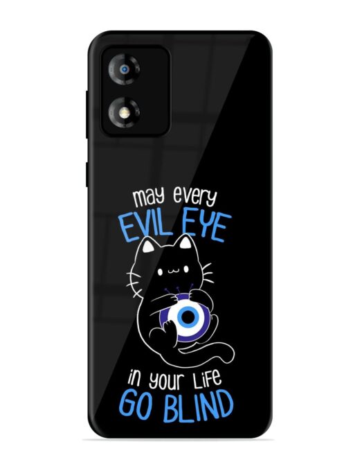 May every evil eye in your life go blind Glossy Metal Phone Cover for Motorola Moto E13 Zapvi